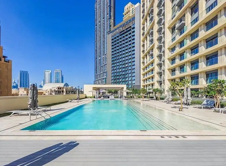 Luxury Apartment With Burj Khalifa View 8 Mins To Dubai Mall
