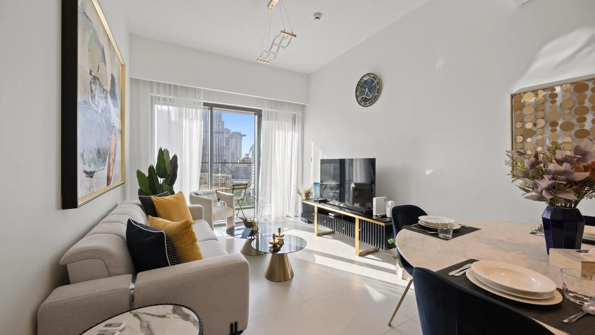 Luxury Apartment With Burj Khalifa View 8 Mins To Dubai Mall Emirati Arabi Uniti