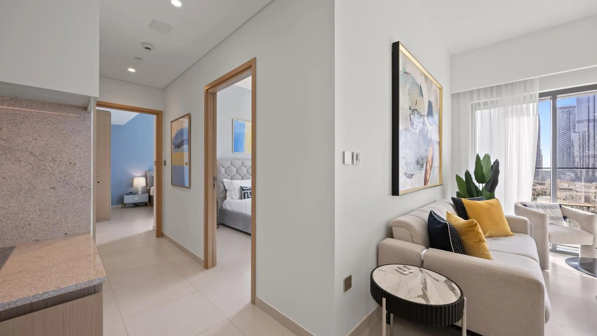 Luxury Apartment With Burj Khalifa View 8 Mins To Dubai Mall 0*,